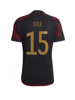 Deutschland Niklas Sule #15 Auswärtstrikot WM 2022 Kurzarm